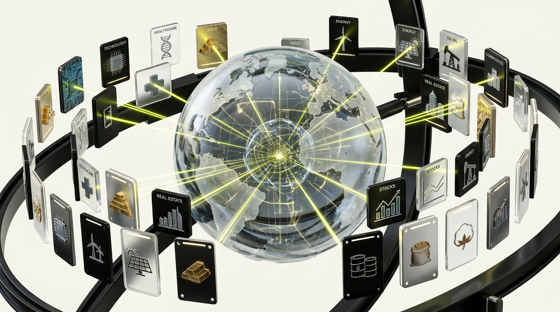 Global sectors connected through Norden Core